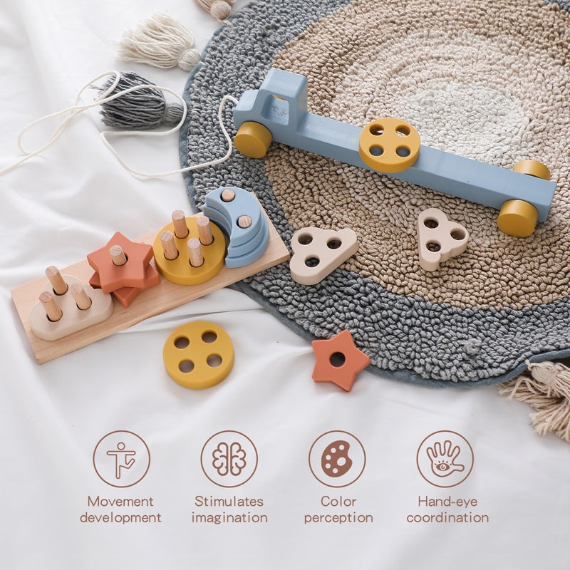 Baby Pull & Glide Cognitive Toy