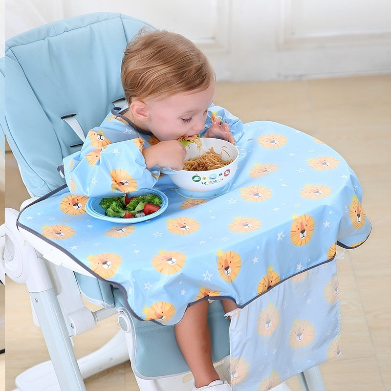 Baby Dining Chair Bib Cover Anti-Dirty Feeding Gown
