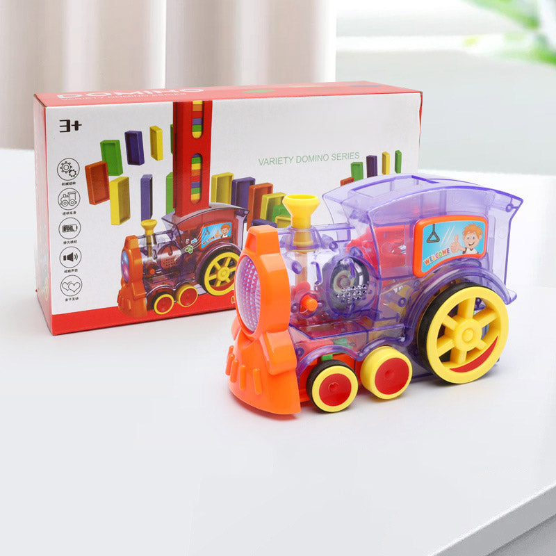 Electric Domino Train Building Toy