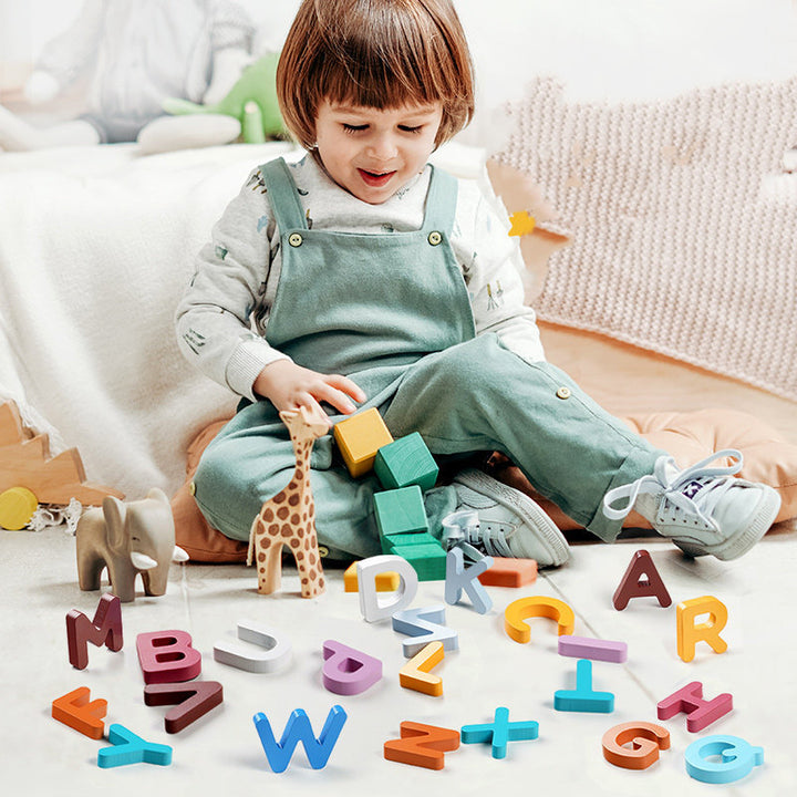 Wooden Numbers & Letters Educational Toy