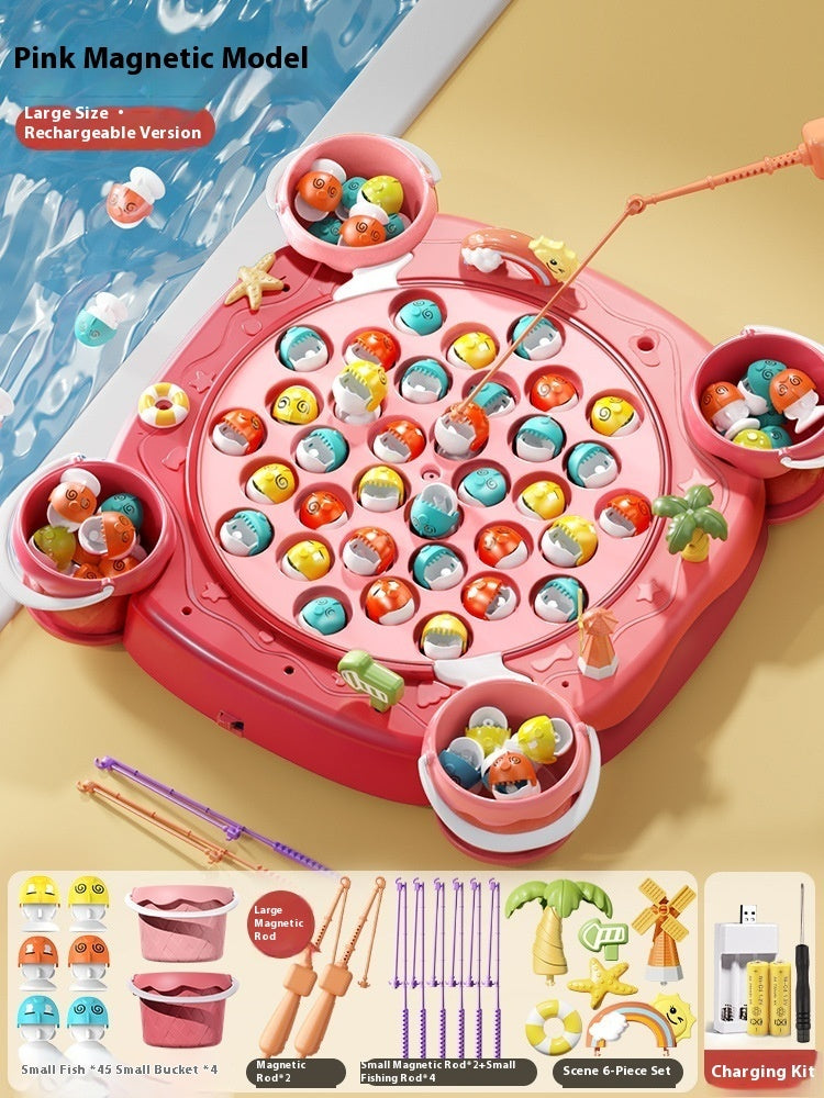 Baby Educational Electric Magnetic Fishing Toys