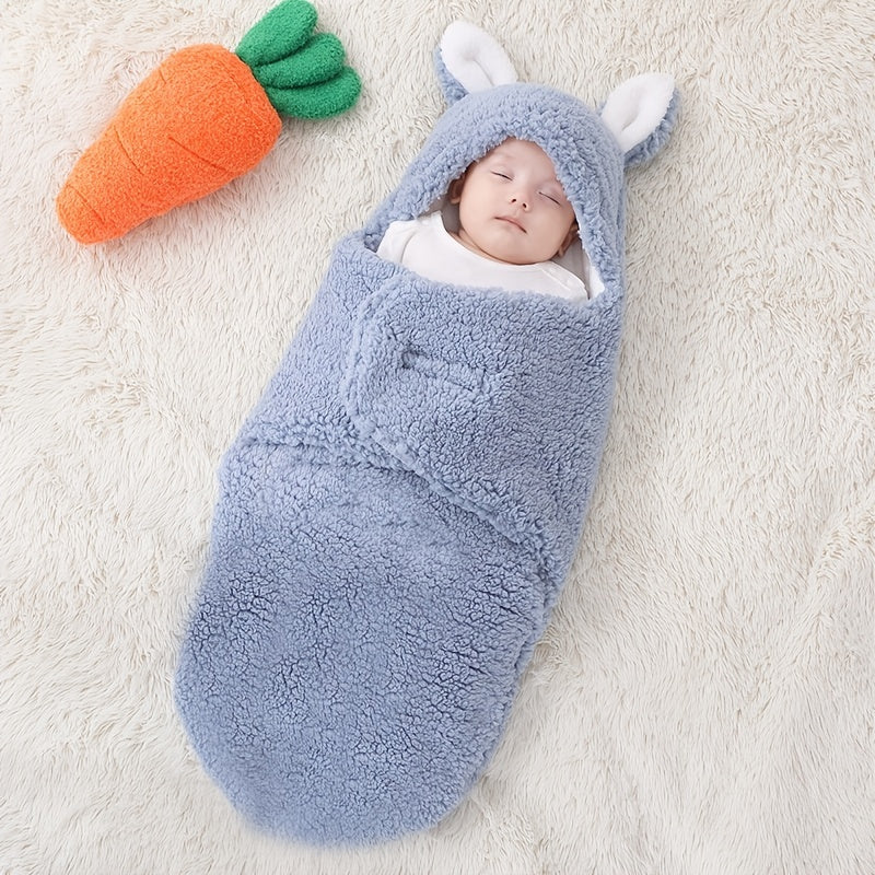 Soft Fleece Newborn Swaddle Sleeping Bag Blanket