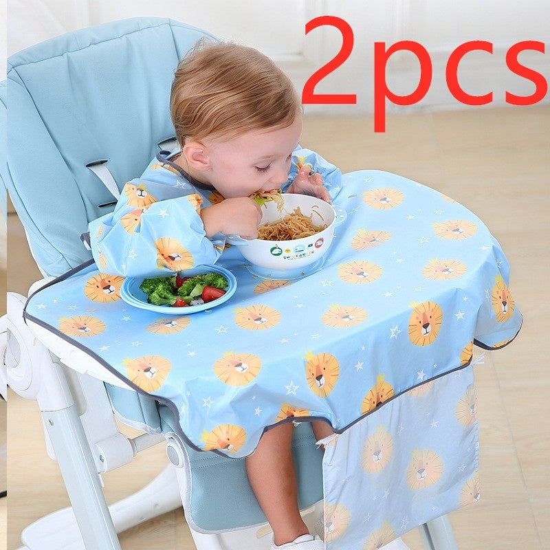 Baby Dining Chair Bib Cover Anti-Dirty Feeding Gown