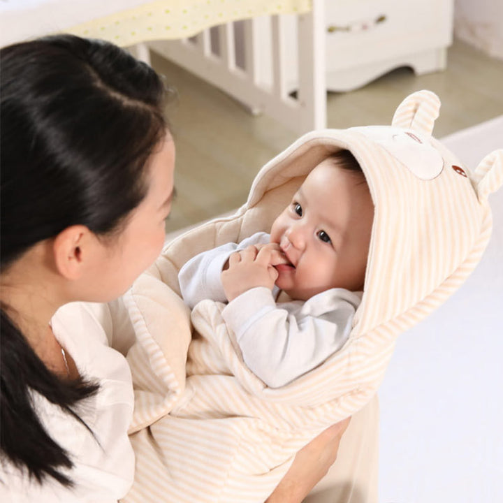 Newborn Cotton Swaddle Sleeping Bag Anti-Kick Blanket