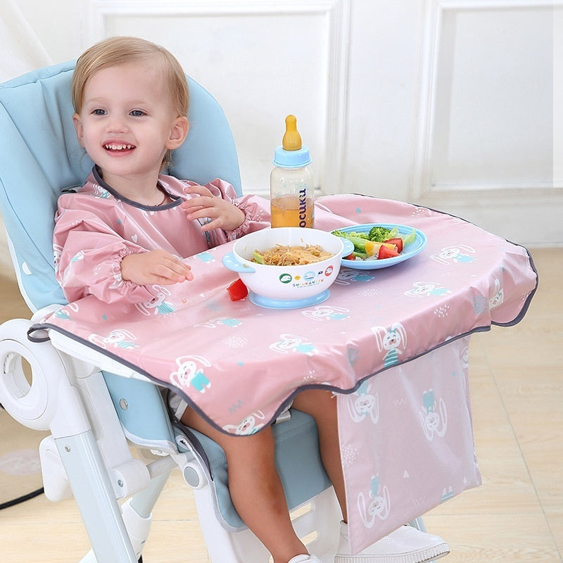 Baby Dining Chair Bib Cover Anti-Dirty Feeding Gown