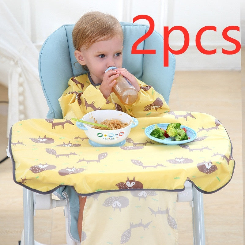 Baby Dining Chair Bib Cover Anti-Dirty Feeding Gown