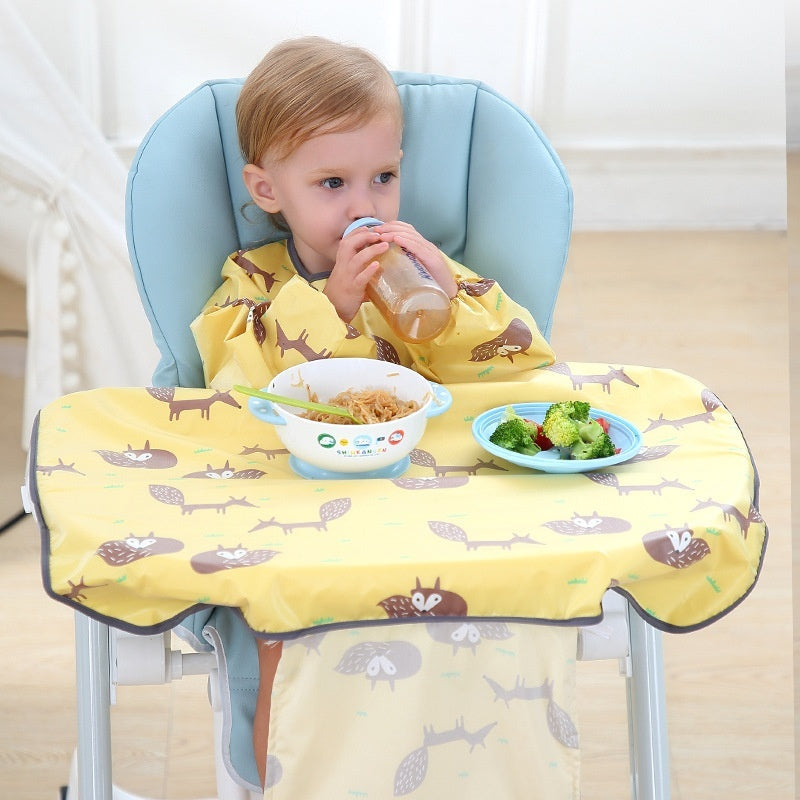 Baby Dining Chair Bib Cover Anti-Dirty Feeding Gown